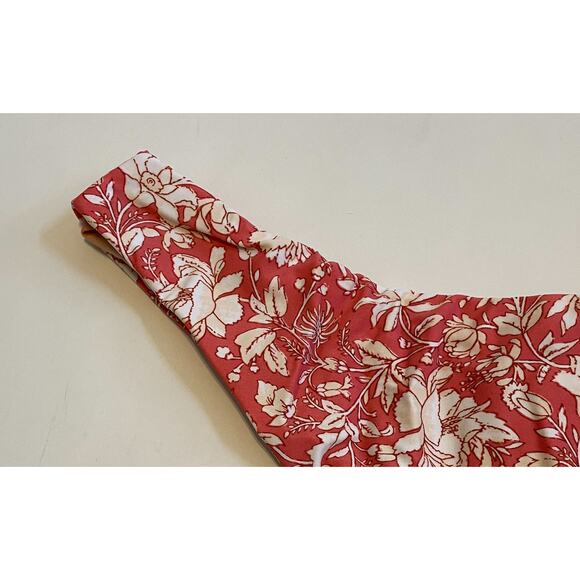 J. Crew Floral Swim Bikini Bottom Mauve Pink Tan Cream Size M NEW - Picture 4 of 9